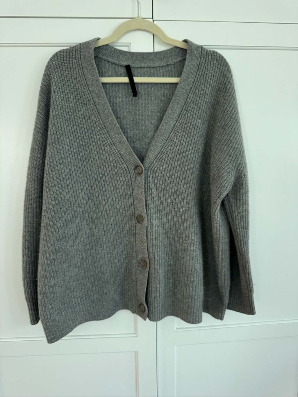 Jenni Kayne Cashmere Grey Cocoon Sweater